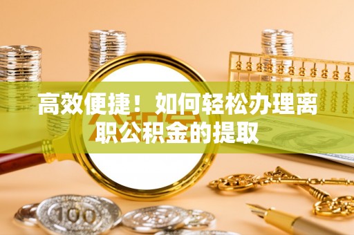 林口高效便捷！如何轻松办理离职公积金的提取